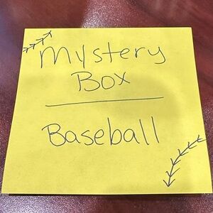 Mystery Box - Baseball Theme